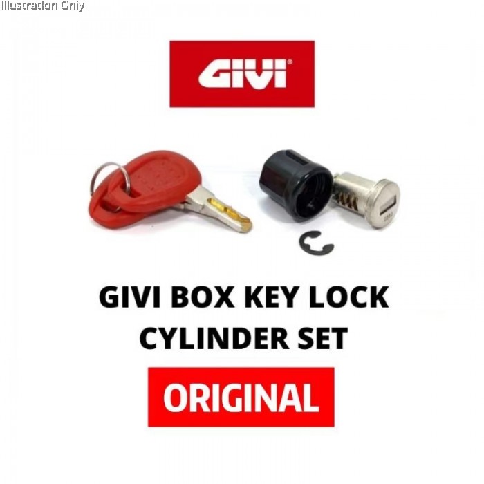 Original Givi box lock replacement